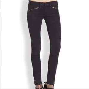 Rag & Bone Black Skinny Jean Zipper Pocket 27